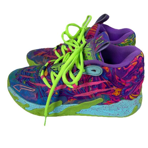 PUMA x LAMELO BALL MB.01 Rare Reserve Stripes Big Kids  M.E.L.O. Youth U.S. size 5.5 sneakers rare No. 1 not from here Puma Lamelo Ball